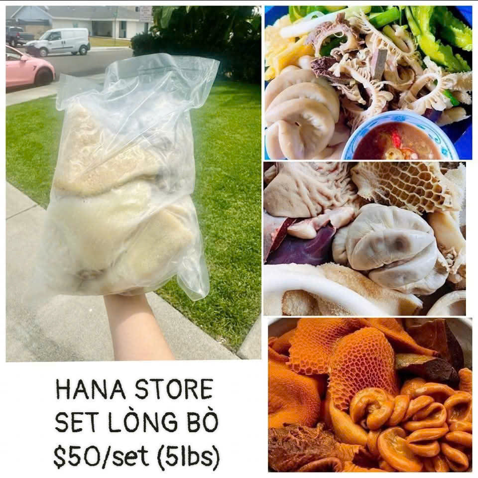 Set lòng bò