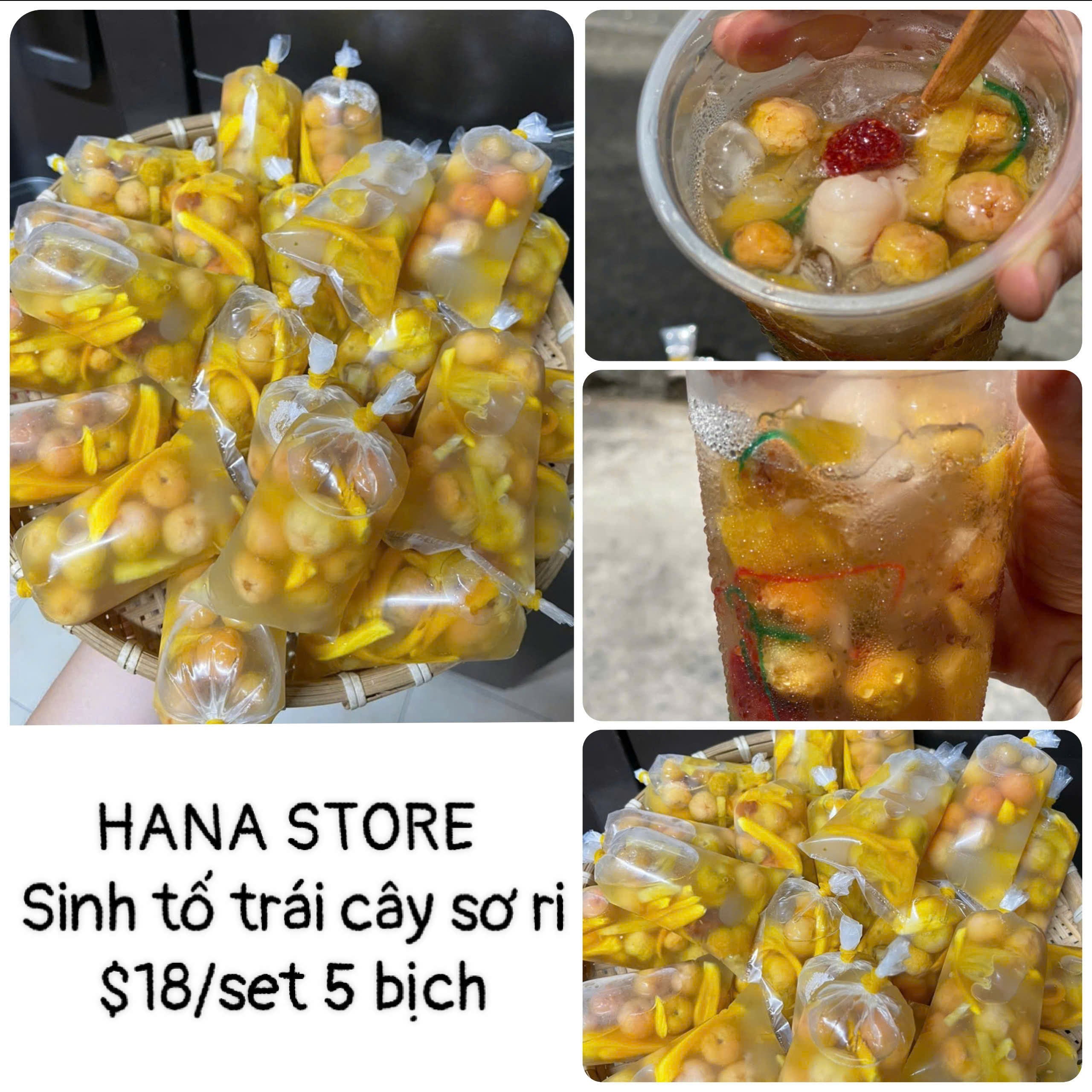 Sinh Tố Trái Cây Sơ Ri