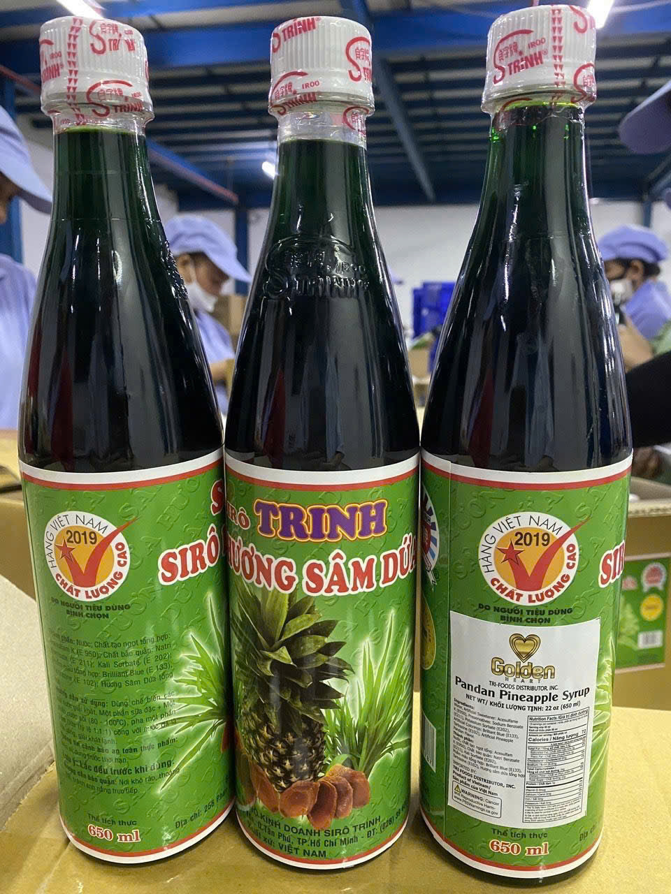 Siro TRINH hương sâm dứa