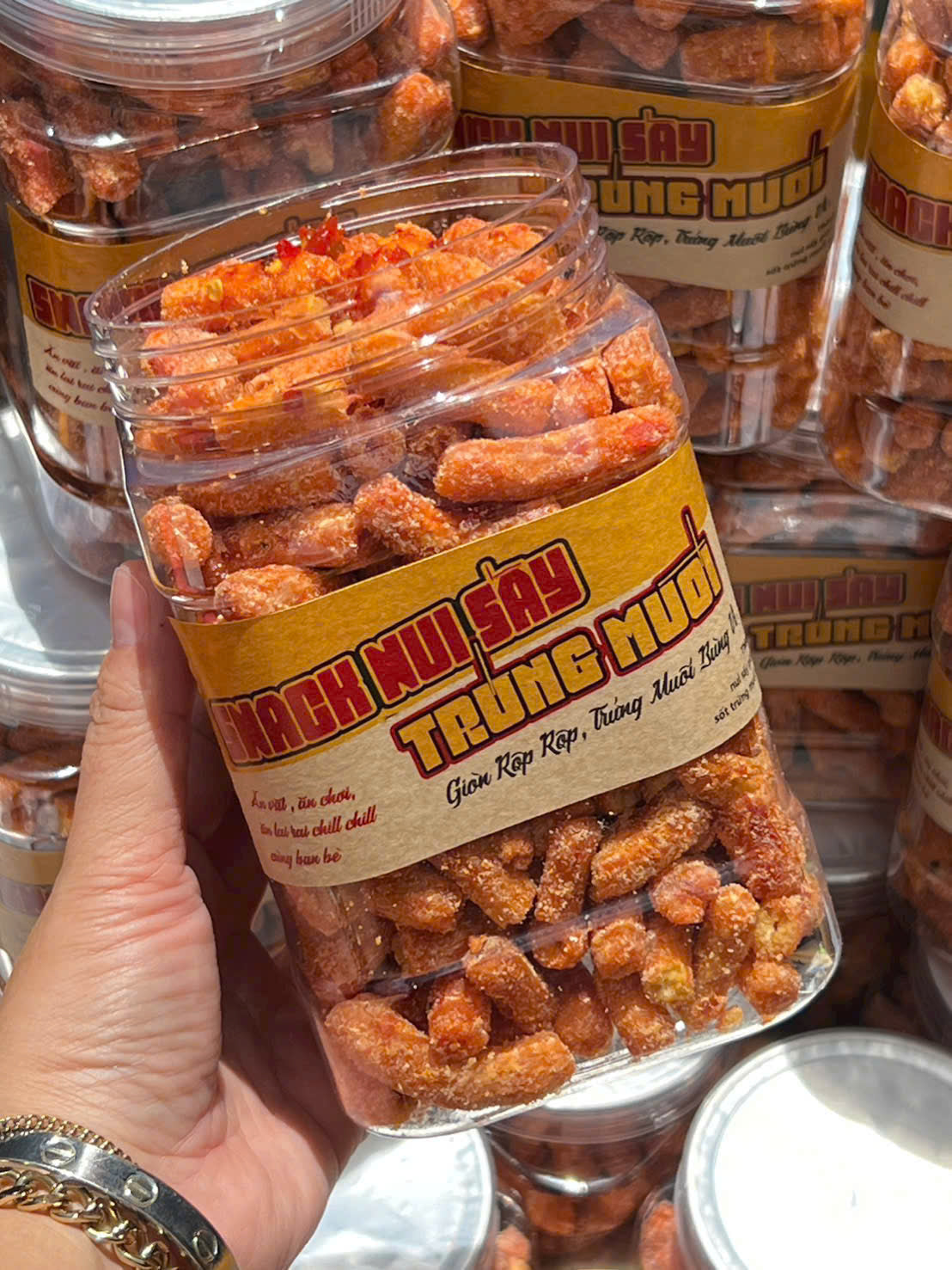 SNACK NUI SẤY TRỨNG MUỐI