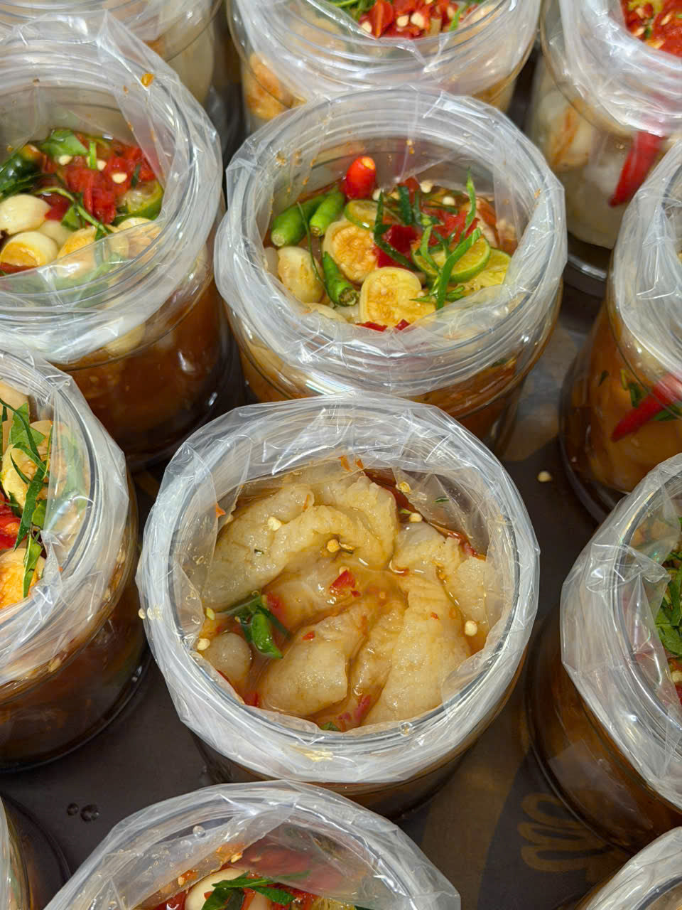 SỨA CHÙM RONG BIỂN NGÂM CÀ TẮC