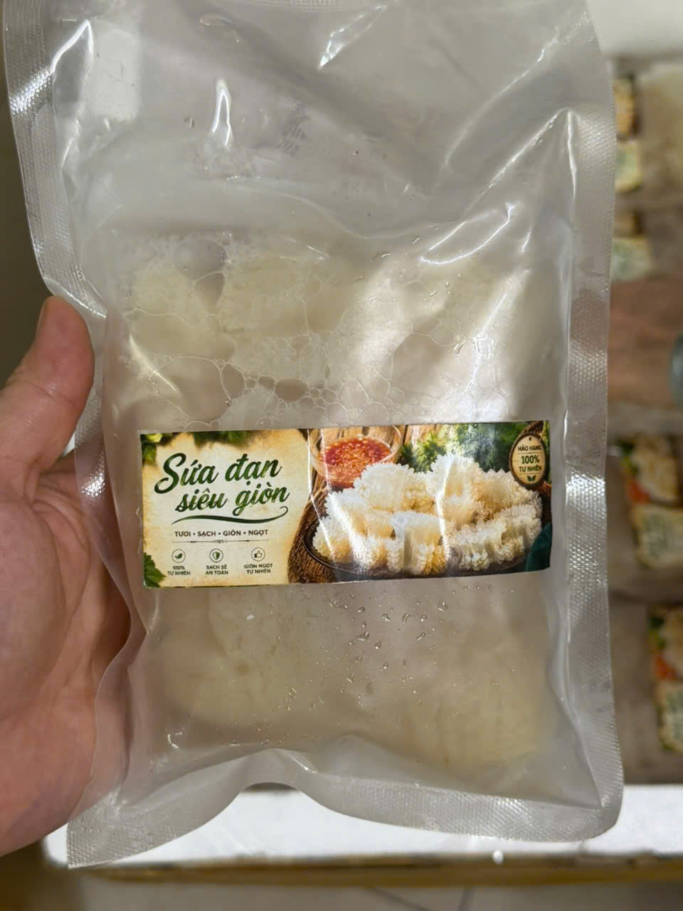 Sứa đạn tươi thái