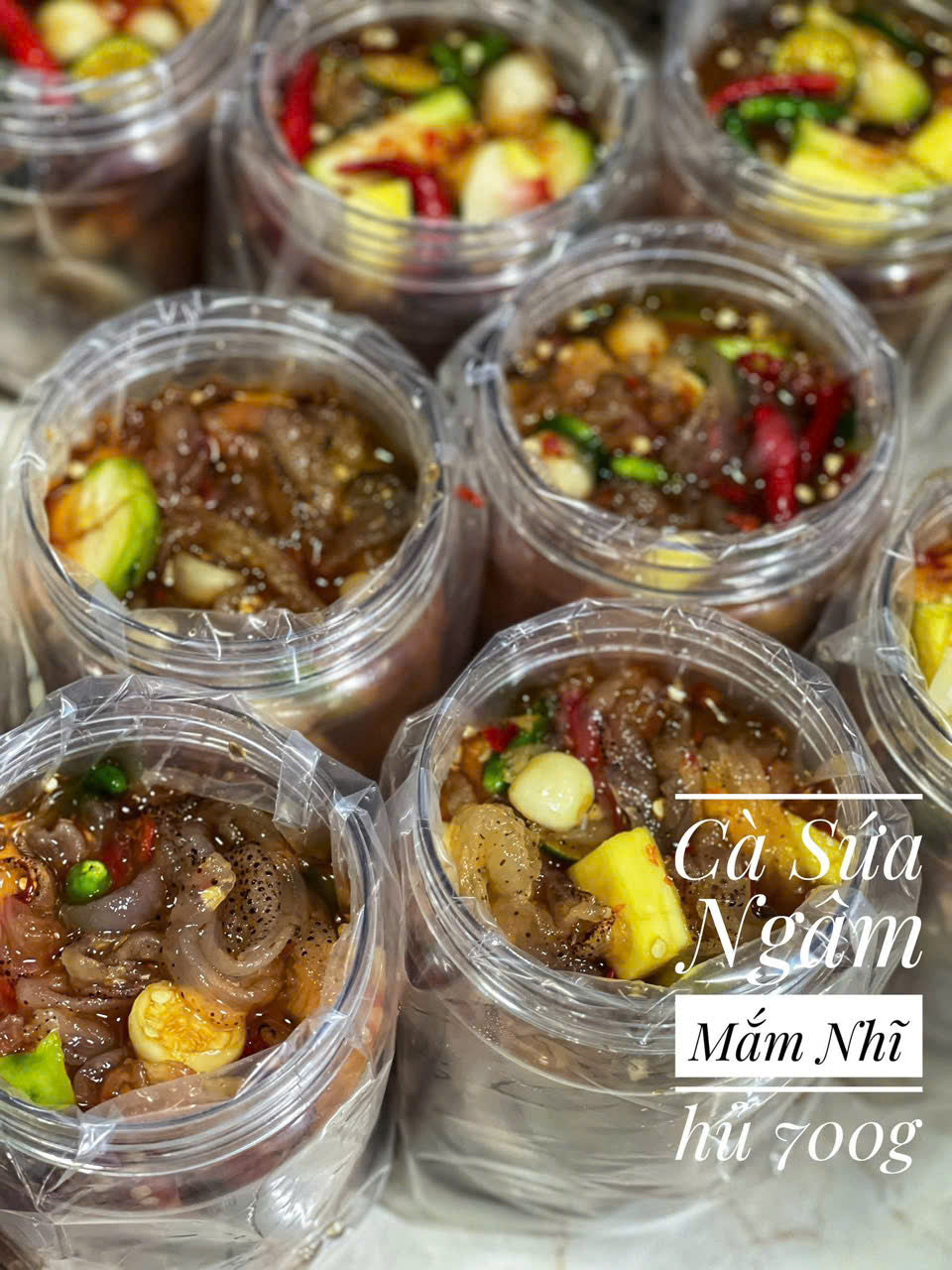Thân sứa ngâm cà tắc