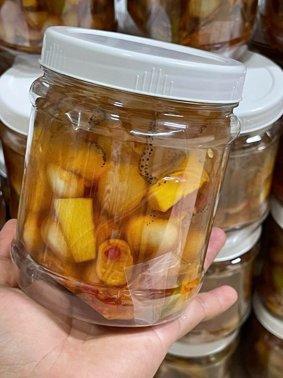 Thân sứa ngâm cà tắc