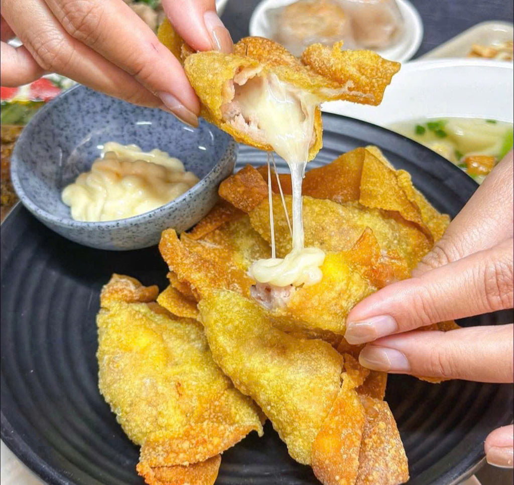SỦI CẢO TÔM PHÔ MAI KÉO SỢI