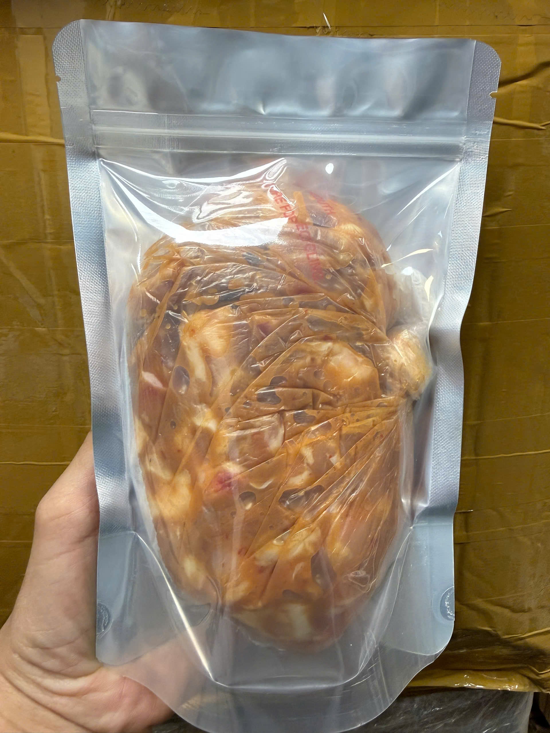 Sụn gà ướp sate
