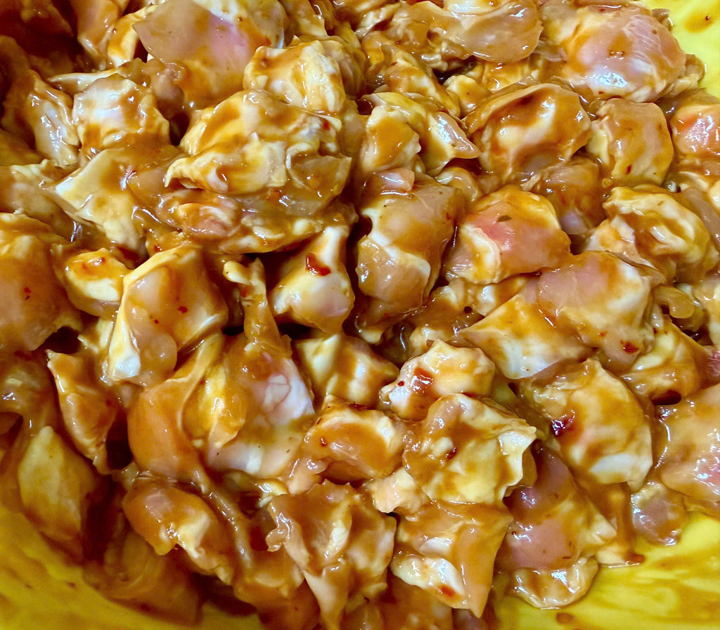 Sụn gà ướp sate