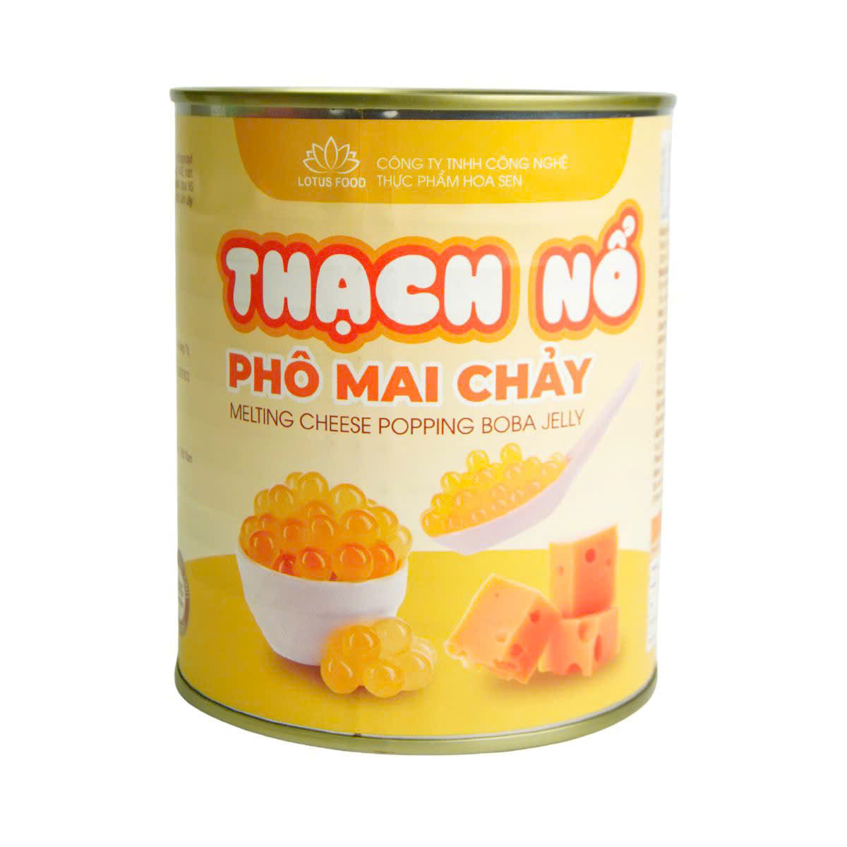 Thạch nổ phô mai tan chảy