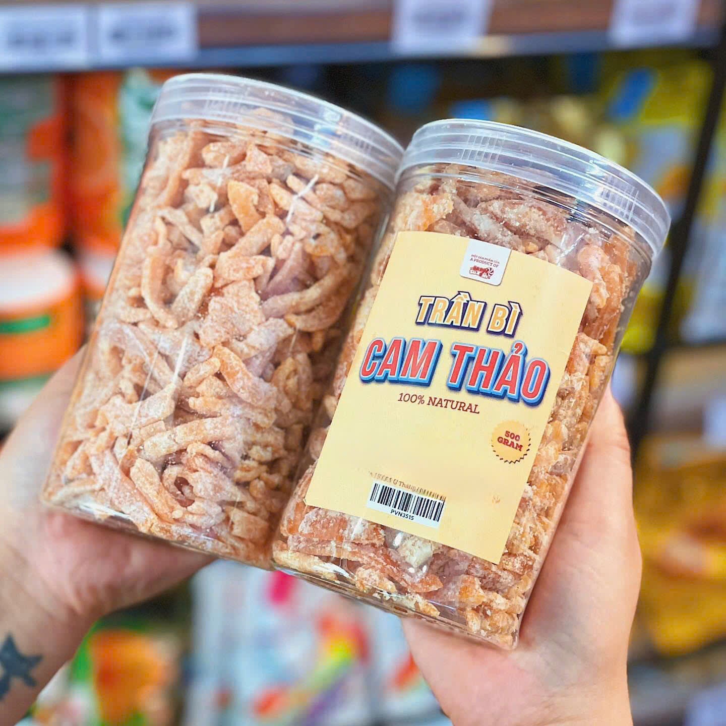 TRẦN BÌ SẤY CAM THẢO