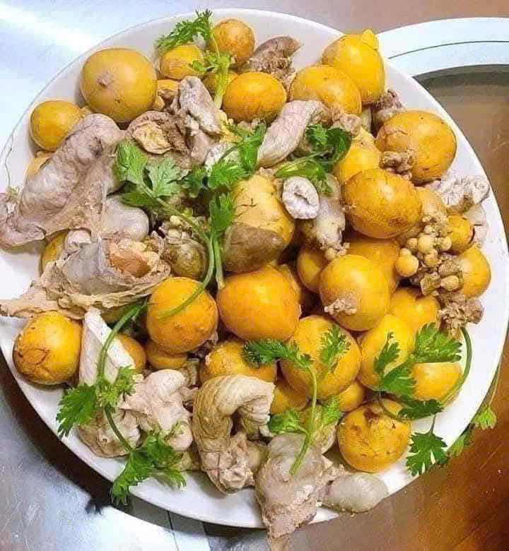 TRỨNG NON MIX DỒI TRƯỜNG GÀ