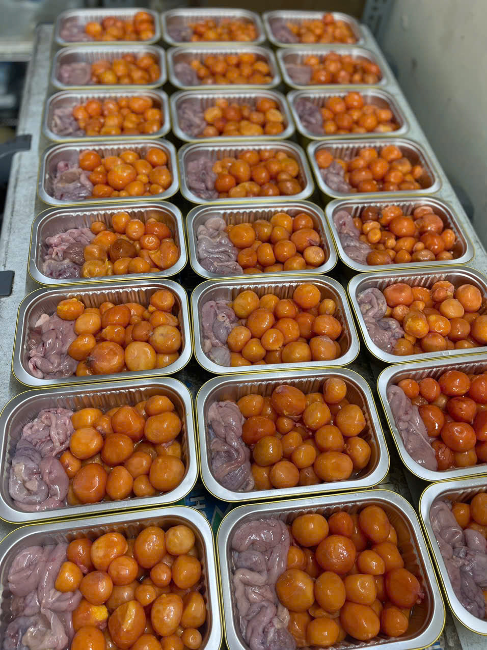 TRỨNG NON MIX DỒI TRƯỜNG GÀ