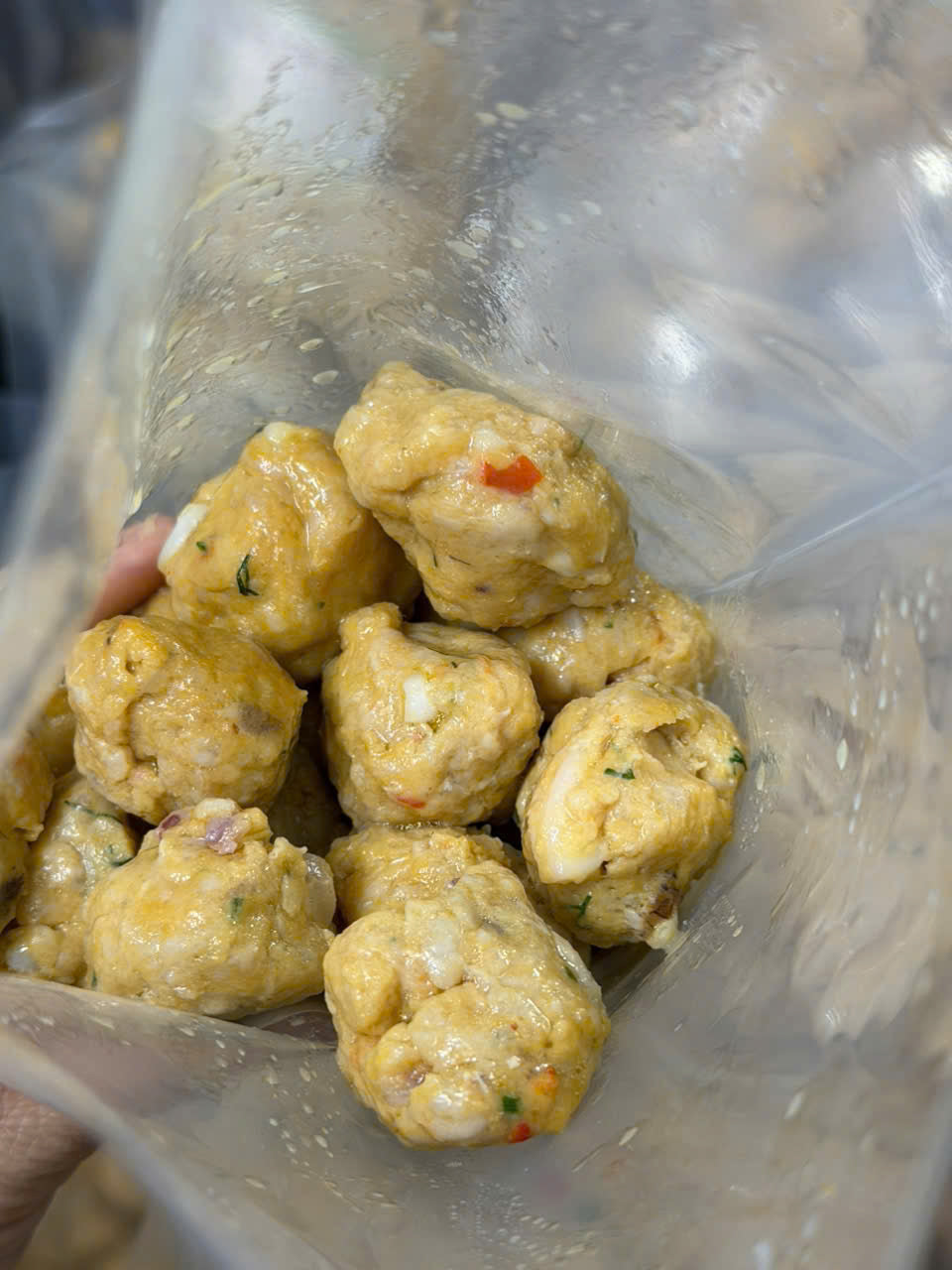 VIÊN CHẢ TÔM MỰC Thì là
