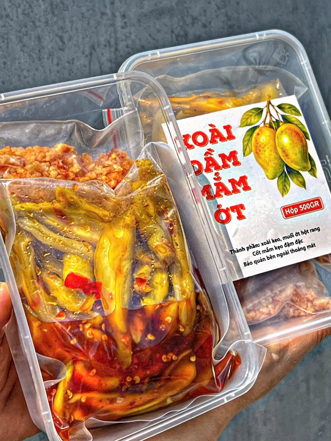 XOÀI DẦM MUỐI ỚT – CHUA CAY CỰC ĐÃ
