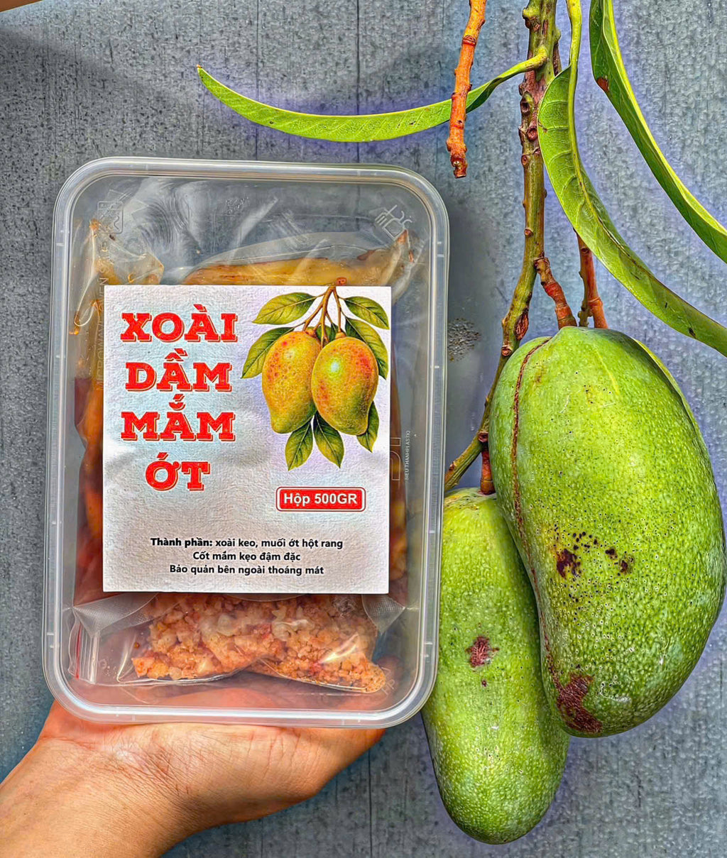 XOÀI DẦM MUỐI ỚT – CHUA CAY CỰC ĐÃ