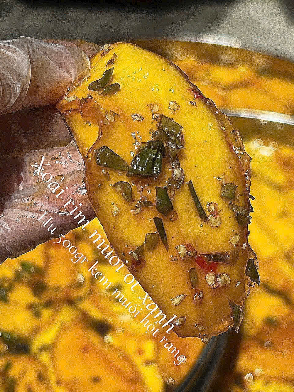 XOÀI RIM MUỐI ỚT XANH