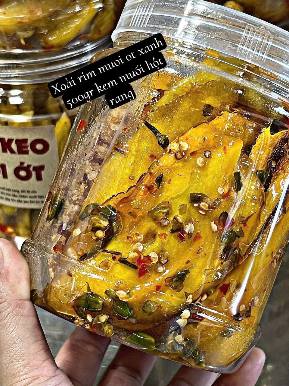 XOÀI RIM MUỐI ỚT XANH