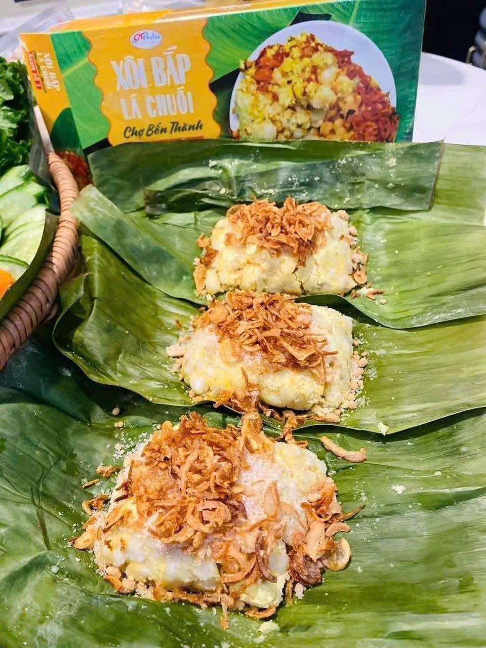 XÔI BẮP LÁ CHUỐI