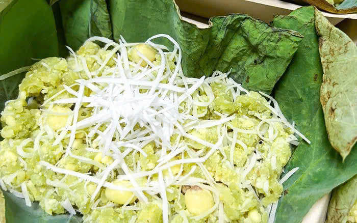 Xôi cốm hạt sen
