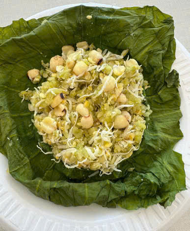 Xôi cốm hạt sen