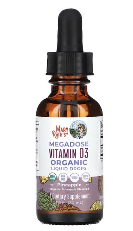 VITAMIN D LIỀU CAO MEGADOSE hữu cơ, hãng Mary Ruth