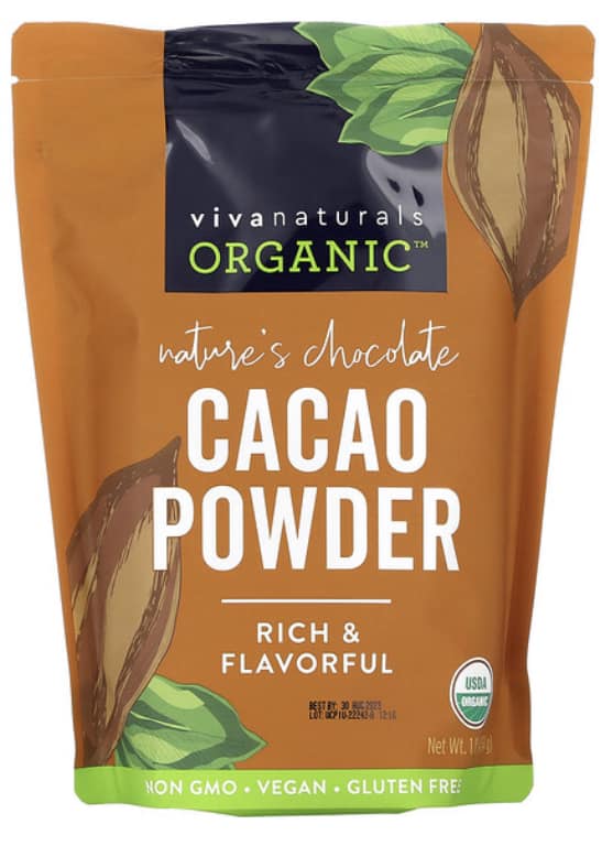 CACAO THƠM HỮU CƠ VIVA NATURALS, 454gram