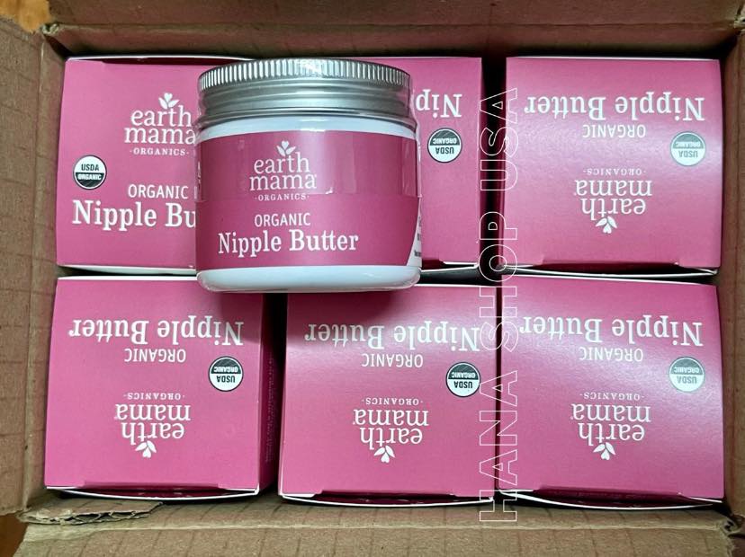 Kem phòng và trị nứt cổ gà hữu cơ – Nipple butter Earth mama 60ml